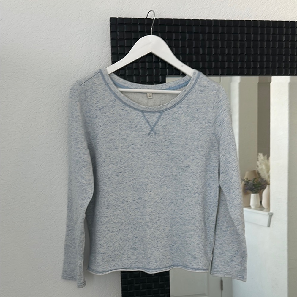 GAP blue Gray Long Sleeve Sweatshirt